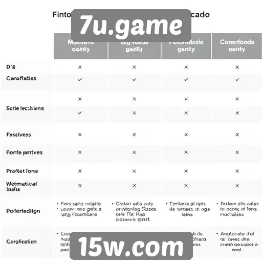 Comparativo entre 7u.game e outras plataformas de jogos